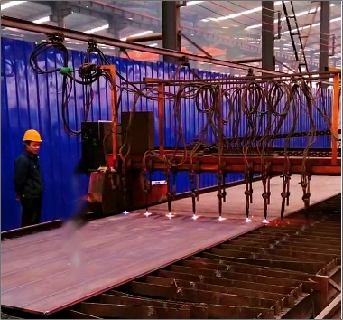 甘肃新区钢结构车间数控等离子切割机